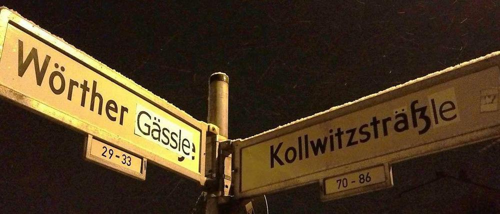 Der Schwabenstreit geht in die neue Runde: "Neuschwabenberg" hat in einer Nacht- und Nebelaktion ein paar Straßennamen in Prenzlauer Berg verändert. Niedlich soll es sein.