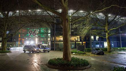 Das Stadion in Hannover nach der Spielabsage.