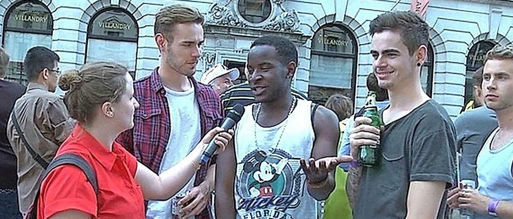 Eine Szene aus "The Gay Word Documentary".