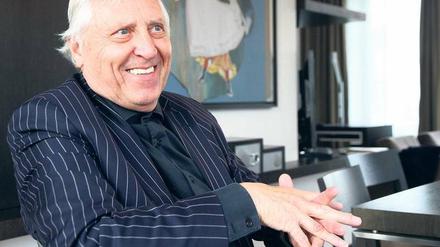 Meist heiter. Peter Greenaway beim Interview in einem Berliner Hotelzimmer. 