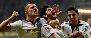Mahmoud Dahoud (M.) war der überragende Mann auf dem Platz beim Spiel zwischen Eintracht Frankfurt und Borussia Mönchengladbach.
