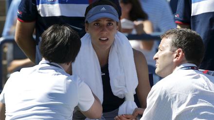 Andrea Petkovic hatte mit Kreislaufproblemen zu kämpfen.