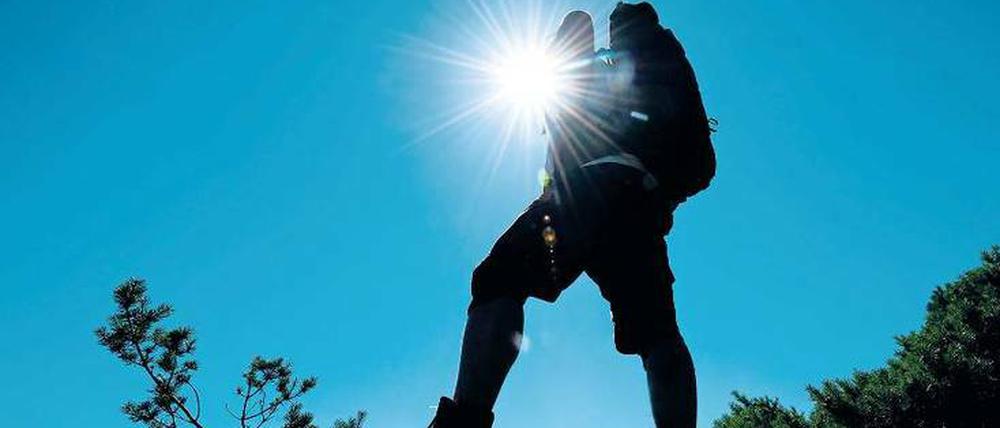 Wandern hilft, um Thrombosen vorzubeugen