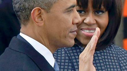 Barack Obama bei seinem vierten Eid.