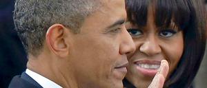 Barack Obama bei seinem vierten Eid.