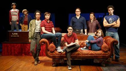 Familienaufstellung: Die Darsteller der Bühnenfassung von "Fun Home".