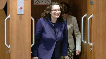 Arbeitsministerin Andrea Nahles (SPD)