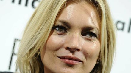 Kate Moss im September 2013 bei der Einweihung einer Boutique in Mailand.