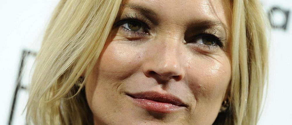 Kate Moss im September 2013 bei der Einweihung einer Boutique in Mailand.