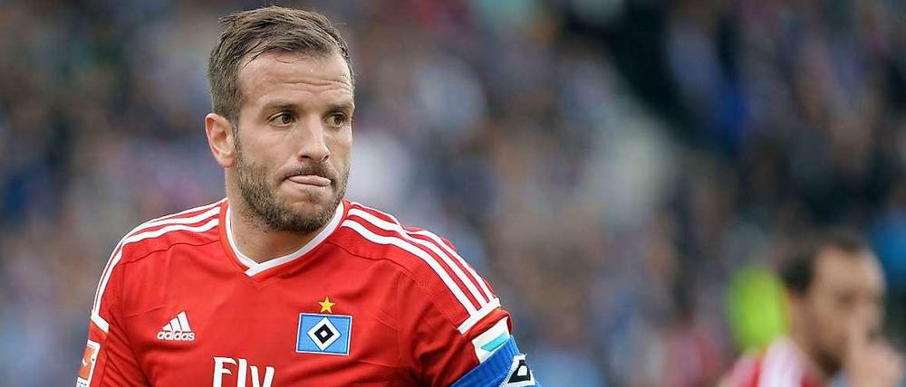 Der Kapitän geht von Bord: Der Abgang von Rafael van der Vaart steht bereits fest. Sein Vertrag beim HSV läuft zum Saisonende aus und wird nicht verlängert.