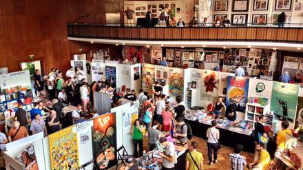 Alle unter einem Dach: Ein Blick in die Alte Kongresshalle, in der vom 4. bis 7. Juni das Comicfestival München stattfand.