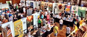 Alle unter einem Dach: Ein Blick in die Alte Kongresshalle, in der vom 4. bis 7. Juni das Comicfestival München stattfand.
