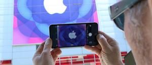 Den Apfel im Fokus. Mit Spannung wird erwartet, welche Neuheiten Apple auf der Entwicklerkonferenz WWDC vorstellt.