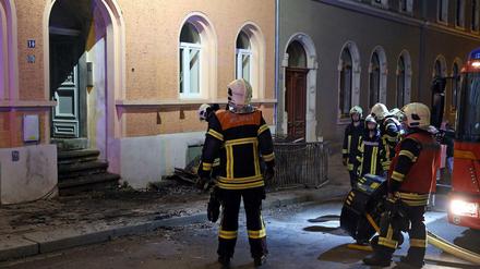 Im sächsischen Meißen hat in der Nacht zu Sonntag eine geplante Flüchtlingsunterkunft gebrannt.
