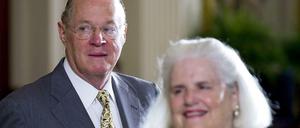 Anthony Kennedy, Richter am US Supreme Court, und seine Frau Mary.