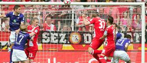 Ohne Glück: Union verliert zuhause 1:2 gegen Abstiegskandidat Aue.