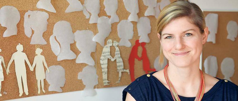 Anfänglich nur für die Familie verkauft Cornelia Bohnen ihre Schnitte auch auf Taschen, Kissen und Schürzen. 