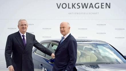 Martin Winterkorn (links) und Ferdinand Piëch in besseren Zeiten.