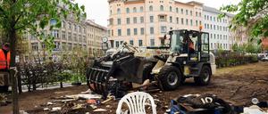 April 2014: Vor einem Jahr wurde das Camp in Berlin-Kreuzberg geräumt.