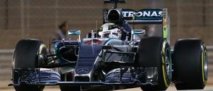 Souveränes Rennen: Mercedes-Pilot Lewis Hamilton gewann in Bahrain.