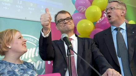 Glücklicher Sieger. Juha Sipilä will sein Land aus der Wirtschaftskrise führen. 
