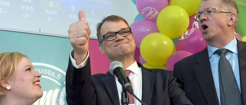 Glücklicher Sieger. Juha Sipilä will sein Land aus der Wirtschaftskrise führen. 