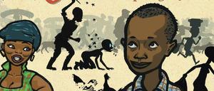Comic-Reportage: Das Cover des bislang nur auf Französisch vorliegenden Buches „I comb Jesus et autres reportages africains“.