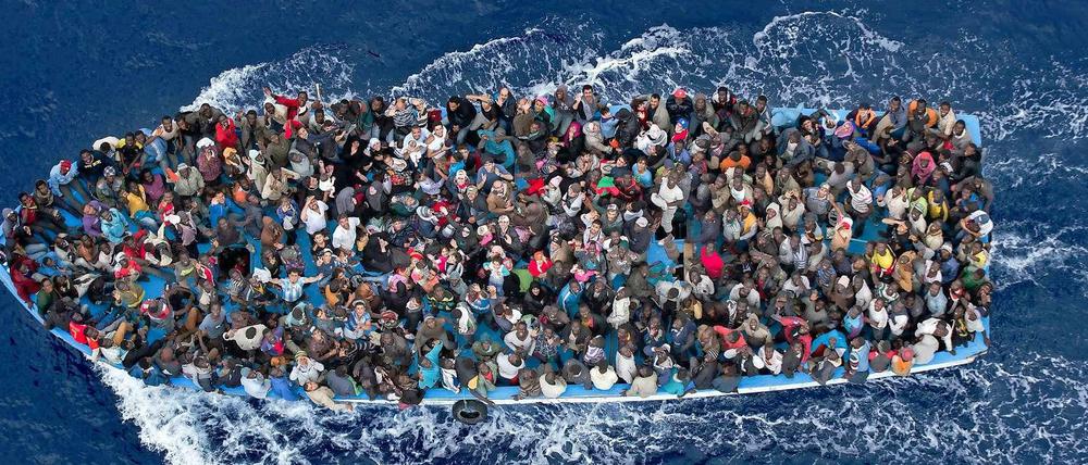 Drama auf dem Meer: Die meisten Flüchtlingsboote sind heillos überfüllt.