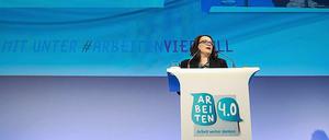 Ministerin Andrea Nahles hat ein Grünbuch als Grundlage des Diskussion vorgelegt.