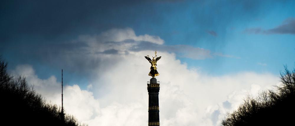 Aprilwetter in Berlin.