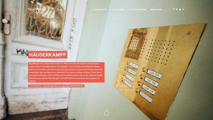Häuserkampf. Die Startseite unserer Sonderseite haeuserkampf.tagesspiegel.de.