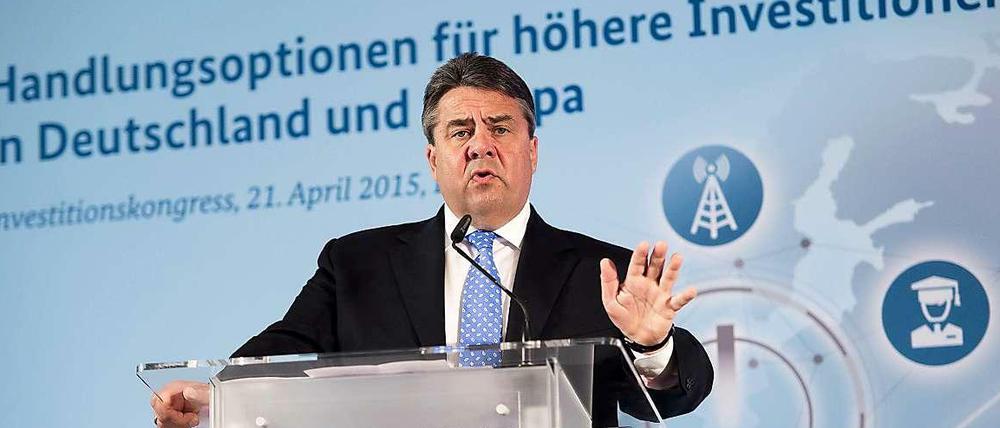 Wirtschaftsminister Sigmar Gabriel.