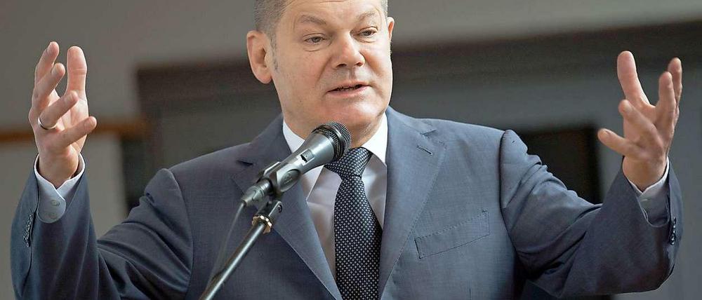 Gerät in politischen Fragen laut eigener Aussage nie ins Schwitzen: Hamburgs Bürgermeister Olaf Scholz.