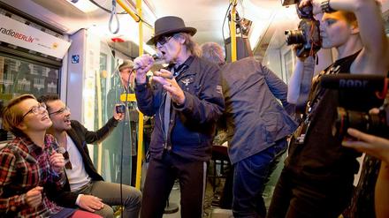 Udo Lindenberg rockt im Sonderzug nach Pankow. 
