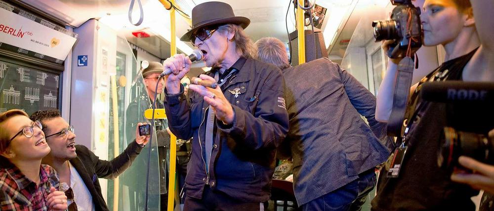 Udo Lindenberg rockt im Sonderzug nach Pankow.