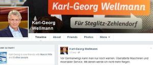 Der Berliner CDU-Bundestagsabgeordnete Karl-Georg Wellmann warnte am Dienstagabend vor Flügen mit Germanwings. Am Mittwochnachmittag löschte er den Eintrag wieder.