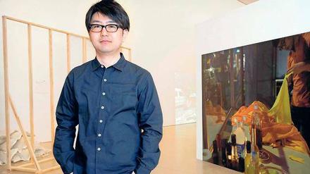 Koki Tanaka in der Kunsthalle der Deutschen Bank.