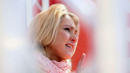 Erhält Unterstützung: Ministerin Manuela Schwesig.