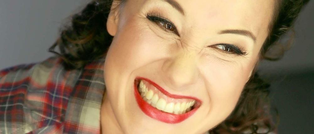 Schauspielerin Bärbel Stolz alias "Die Prenzlschwäbin". 