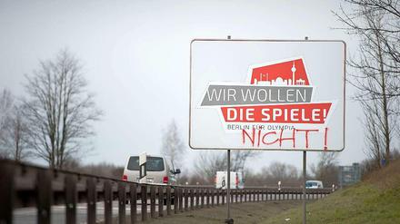 Zwar will eine Mehrheit der Berliner offenbar die olympischen Spiele in der Hauptstadt - es gibt aber auch sehr viele Kritiker. 