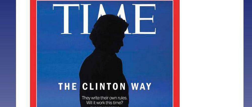 Ob das wohl Absicht wahr? Das "Time"-Magazin zeigt eine gehörnte Hillary Clinton.