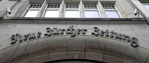 Die "Neue Zürcher Zeitung" (NZZ).