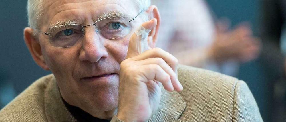 Bundesfinanzminister Wolfgang Schäuble (CDU)