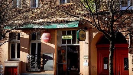 Die Milchbar in der Manteuffelstraße.