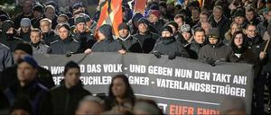 Biedermänner - oder Brandstifter? Bei Protesten wie "Pegida" mischen sie sich.