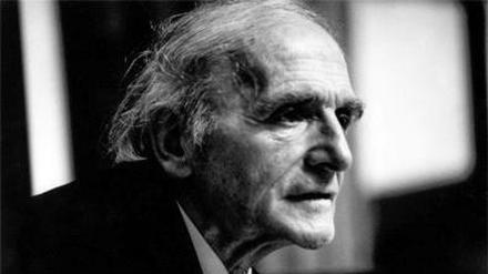 Klaus Barbie, der "Schlächter von Lyon", bei seinem Prozeß