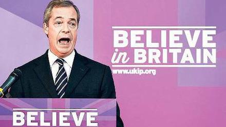 Bläst zum Angriff. Ukip-Führer Nigel Farage. 
