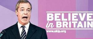 Bläst zum Angriff. Ukip-Führer Nigel Farage. 