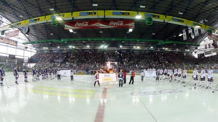 Der Wellblechpalast in Hohenschönhausen. Bis 2008 war die Halle Heimat der Eisbären Berlin.
