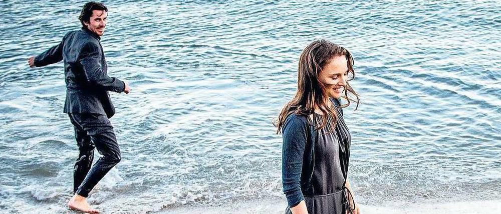 Eine Liebe am Meer. Natalie Portman und Christian Bale in „Knight of Cups“.